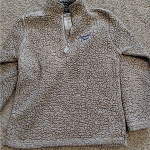 Simply Southern Taupe Fleece Pullover